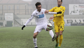 Il giovane Giovaniditti in un'immagine di Pro Vercelli-Modena del campionato Primavera (Foto Ivan Benedetto)