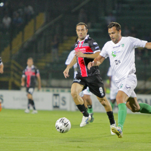 Ettore Marchi in azione contro l'Avellino (Foto Ivan Benedetto)