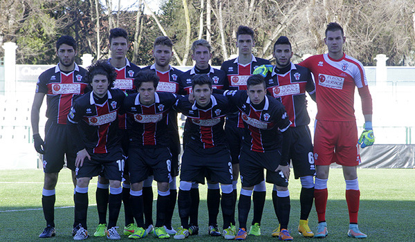 La Primavera della Pro Vercelli contro la Virtus Entella (Foto Ivan Benedetto)