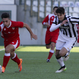 Immagine della gara tra Pro Vercelli e Juventus Allievi Nazionali (Foto Ivan Benedetto)