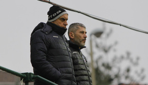 Mister Scazzola e il ds Varini (Foto Ivan Benedetto)