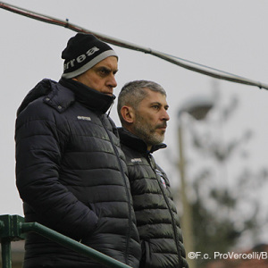 Mister Scazzola e il ds Varini (Foto Ivan Benedetto)