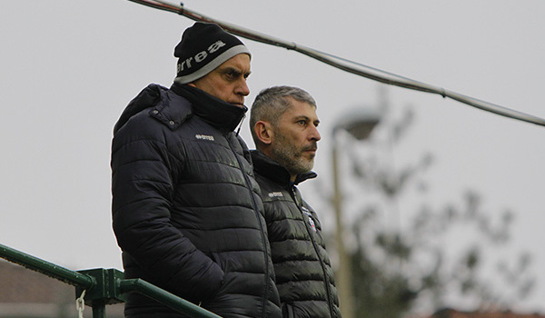 Mister Scazzola e il ds Varini (Foto Ivan Benedetto)