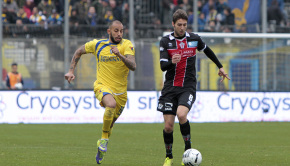 Manuel Scavone in azione a Frosinone (Foto Ivan Benedetto)