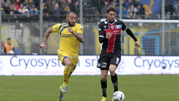 Manuel Scavone in azione a Frosinone (Foto Ivan Benedetto)