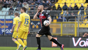 Davide Luppi dopo il gol al Frosinone (Foto Ivan Benedetto)
