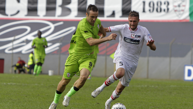 Ettore Marchi contro il Carpi (Foto Ivan Benedetto)