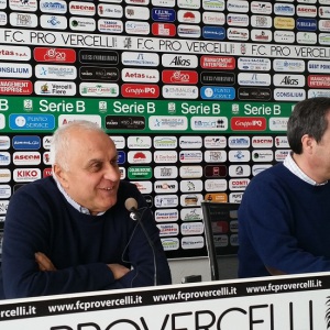 Il ds Massimo Varini e il presidente Secondo in conferenza (Foto MagicaPRO.it)