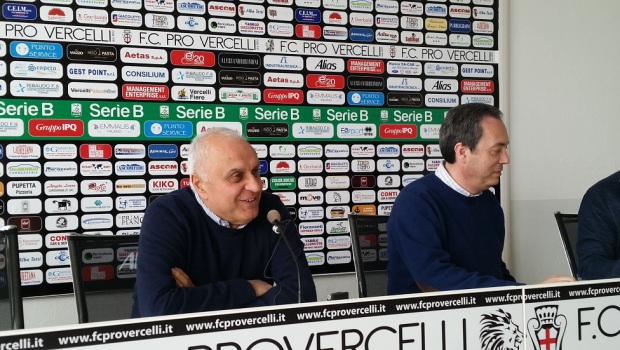 Il ds Massimo Varini e il presidente Secondo in conferenza (Foto MagicaPRO.it)