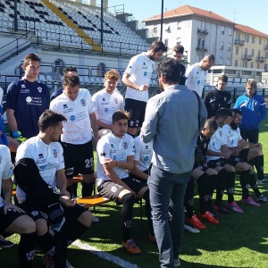 Backstage della nuova foto di squadra (Foto MagicaPRO.it)