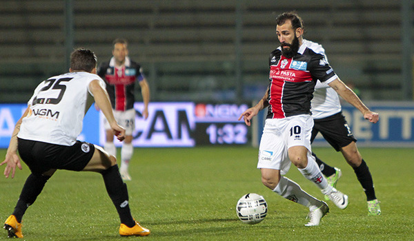 Gianni Fabiano contro lo Spezia (Foto Ivan Benedetto)