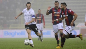 Ettore Marchi contro il Bologna (Foto Ivan Benedetto)