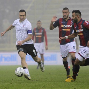 Ettore Marchi contro il Bologna (Foto Ivan Benedetto)