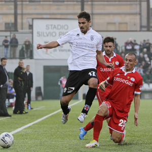 Francesco Ardizzone nella sfida con il Bari al "Piola" (Foto Ivan Benedetto)