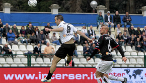 Ettore Marchi contro il Lanciano (Foto Ivan Benedetto)