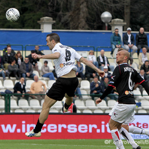 Ettore Marchi contro il Lanciano (Foto Ivan Benedetto)