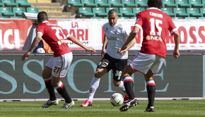 Nunzio Di Roberto contro il Bari (Foto Ivan Benedetto)