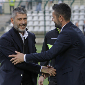 Cristiano Scazzola e Nenad Bjelica (Foto Ivan Benedetto)