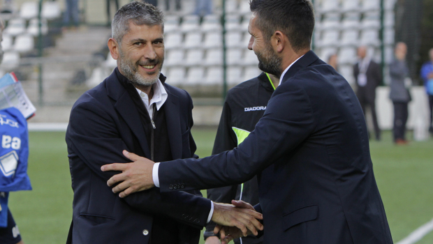 Cristiano Scazzola e Nenad Bjelica (Foto Ivan Benedetto)