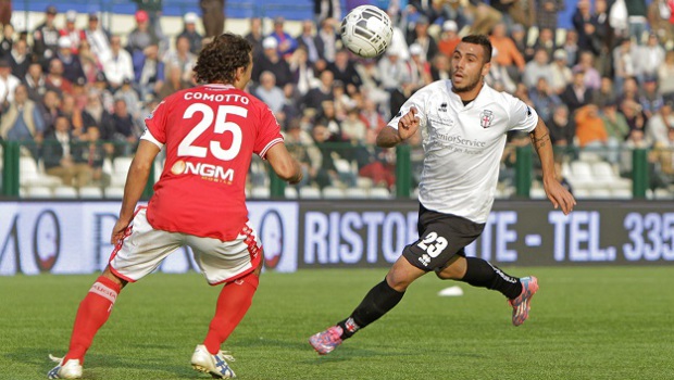 Daniele Ragatzu contro il Perugia (Foto Ivan Benedetto)