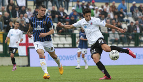 Luca Castiglia contro il Latina (Foto Ivan Benedetto)