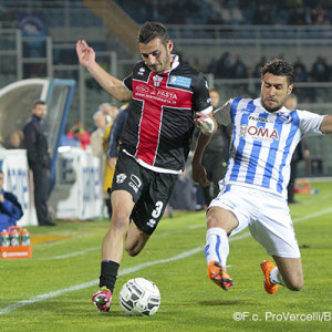 Umberto Germano contro il Pescara (Foto Ivan Benedetto)