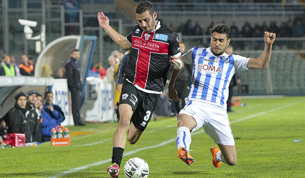 Umberto Germano contro il Pescara (Foto Ivan Benedetto)