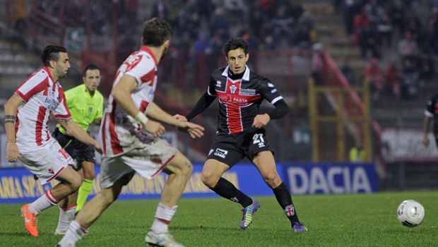 Un'immagine di Vicenza-Pro Vercelli (Foto Ivan Benedetto)