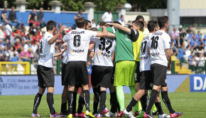 La gioia dopo il gol al Crotone (Foto Ivan Benedetto)