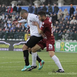 Nunzio Di Roberto contro il Trapani (Foto Ivan Benedetto)