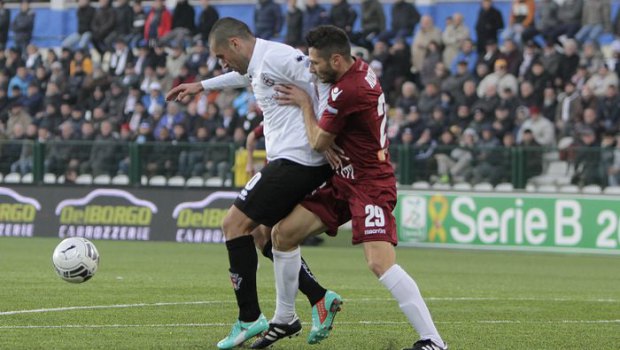 Nunzio Di Roberto contro il Trapani (Foto Ivan Benedetto)