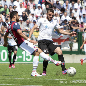 Giacomo Beretta contro il Bologna (Foto Ivan Benedetto)