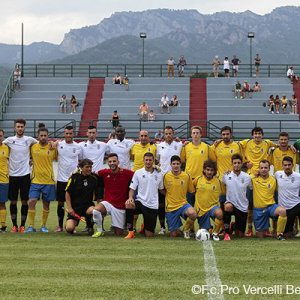 Pro Vercelli e Cumiana in campo (Foto Ivan Benedetto)