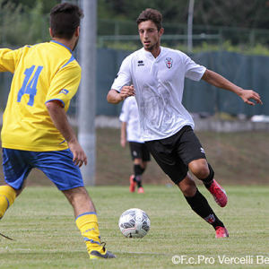 Luca Castiglia contro il Cumiana (Foto Ivan Benedetto)