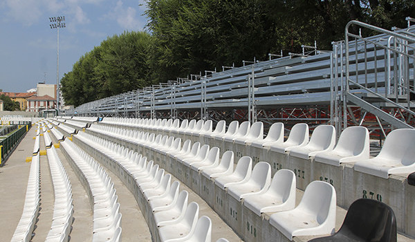 Lavori in corso allo stadio Piola (Foto Ivan Benedetto)