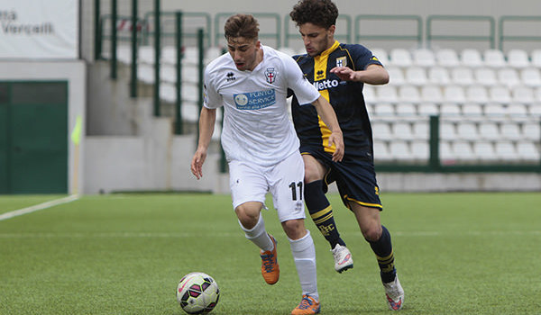 Ernesto Starita contro il Parma (Foto Ivan Benedetto)