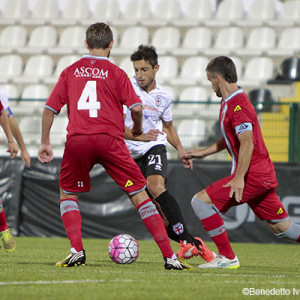 Luca Castiglia contro l'Alessandria (Foto Ivan Benedetto)