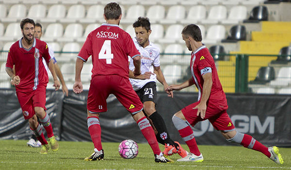 Luca Castiglia contro l'Alessandria (Foto Ivan Benedetto)