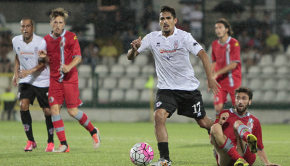 Francesco Ardizzone contro l'Alessandria (Foto Ivan Benedetto)