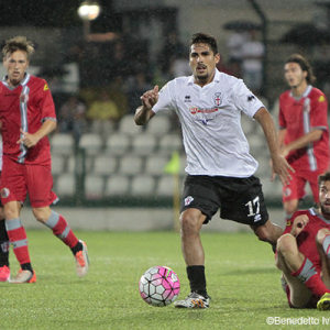 Francesco Ardizzone contro l'Alessandria (Foto Ivan Benedetto)
