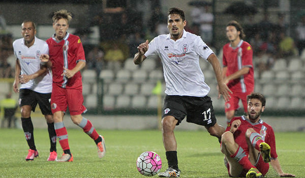 Francesco Ardizzone contro l'Alessandria (Foto Ivan Benedetto)