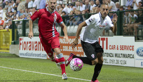 Nunzio Di Roberto contro l'Alessandria (Foto Ivan Benedetto)