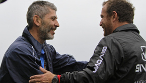 Mister Scazzola e Roberto Breda (Foto Ivan Benedetto)