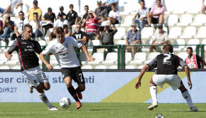 Massimiliano Gatto contro il Lanciano (Foto Ivan Benedetto)