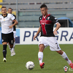 Massimiliano Gatto in azione contro lo Spezia (Foto Ivan Benedetto)