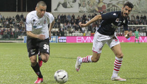 Nunzio Di Roberto contro il Vicenza (Foto Ivan Benedetto)