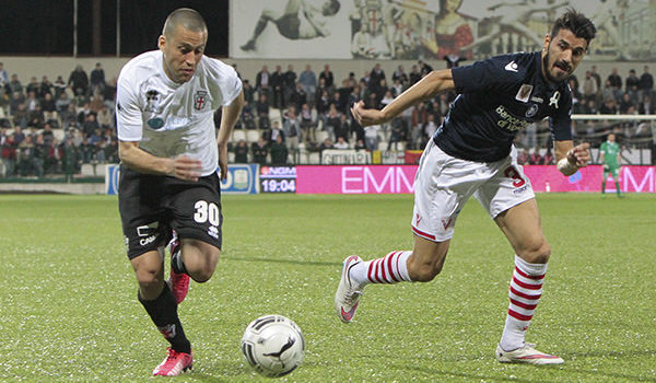 Nunzio Di Roberto contro il Vicenza (Foto Ivan Benedetto)