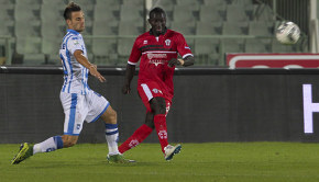 Mohamed Coly contro il Pescara (Foto Ivan Benedetto)