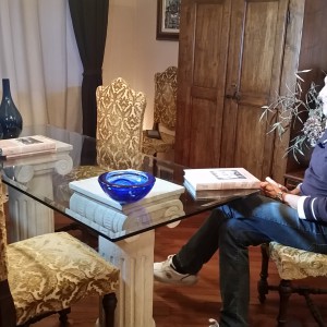 Il giornalista Hussein Yassin intervista Alex Tacchini (Foto MagicaPRO)