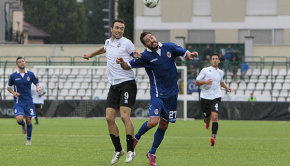 Ettore Marchi contro il Como (Foto Ivan Benedetto)